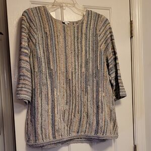 Bundle & Save J. Jill Multi Colored Striped Women's Sweater